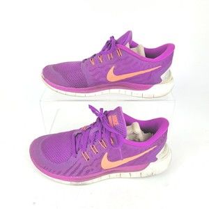 Nike Free Run 5.0 Womens Running Shoes 8.5 Magenta Fuschia 724383-503